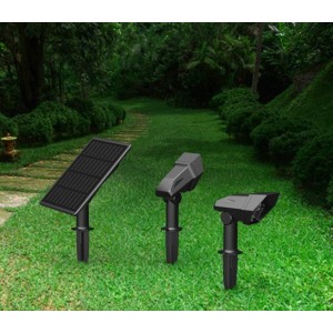 Double Outdoor Solar Spotlight 3W IP65