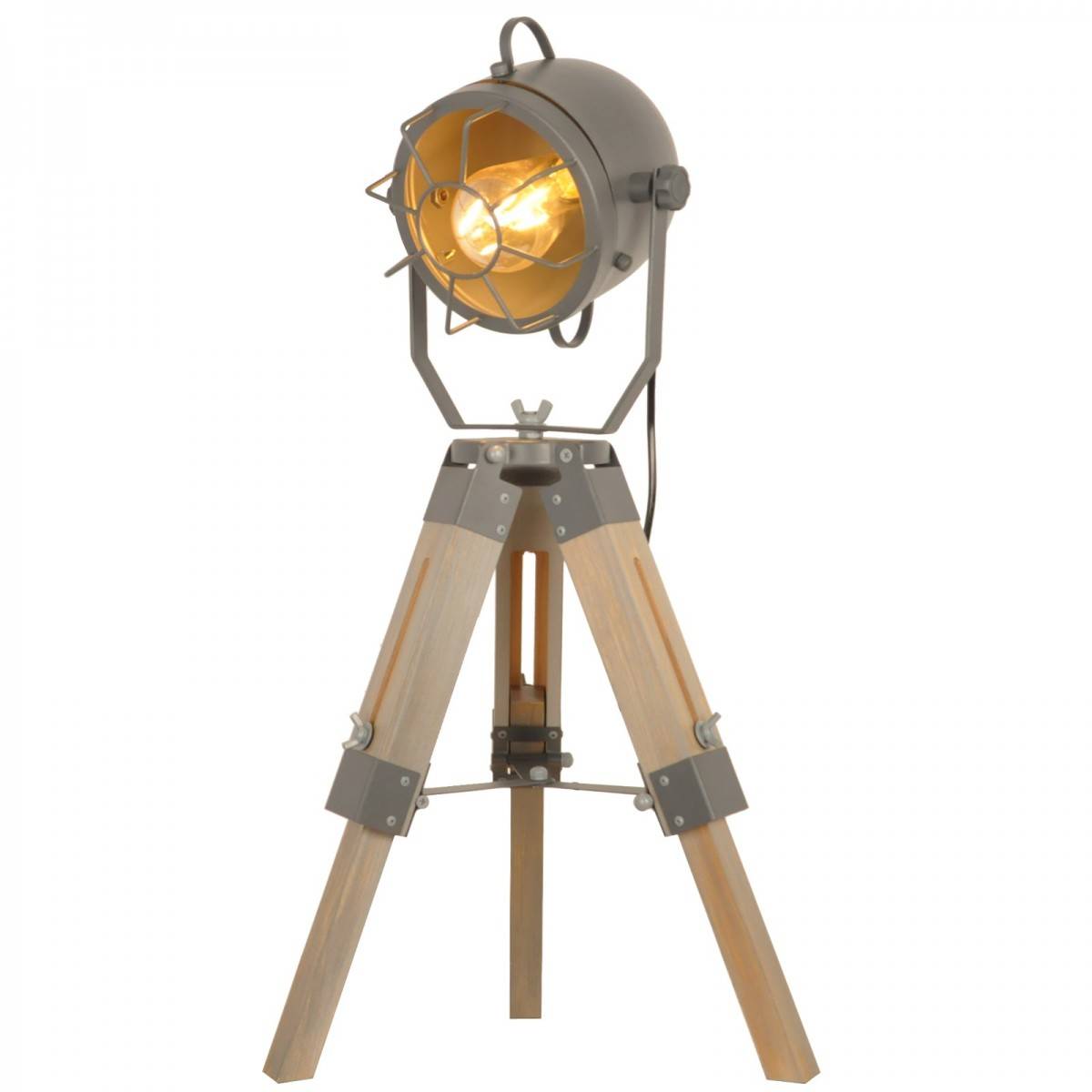 vintage floor lamp with tripod