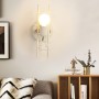 white wall sconces