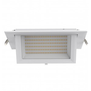 Downlight LED rectangular tilting downlight 38W 120° CCT SYSTEM