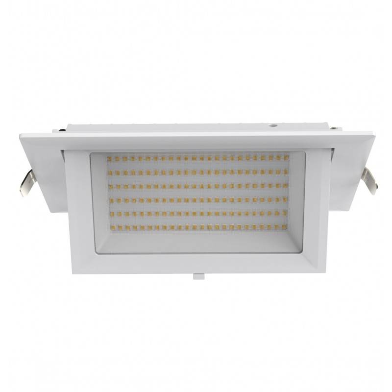 Rectangular adjustable CCT LED Downlight - 38W - White - 100° LIFUD Driver