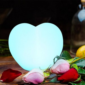 RGBW Rechargeable 1W 20cm IP65 LED RGBW RGBW Rechargeable 1W 20cm IP65 LED Heart Light