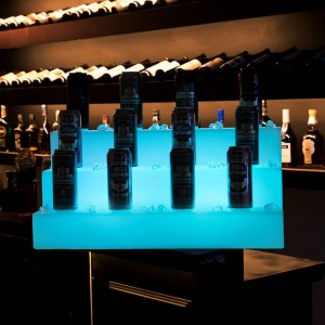 rechargeable luminous bottle holder