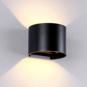 black wall lamp