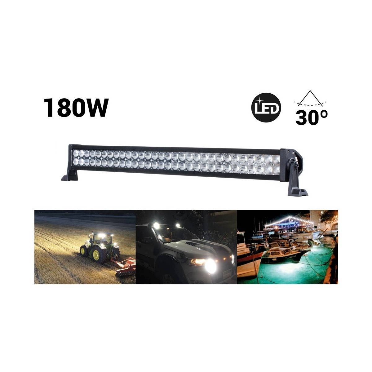 LED bar 4x4, off-road 180W
