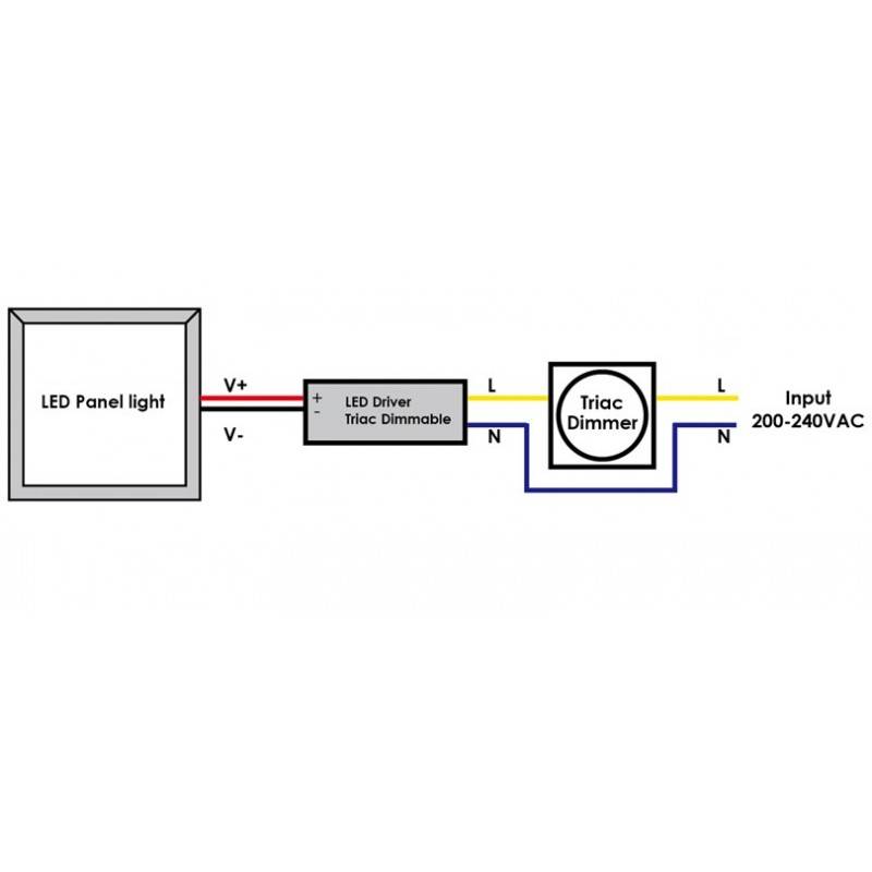 triac dimmer connection