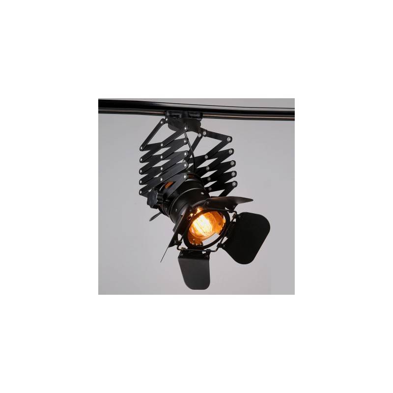 Extending and adjustable spotlight  for 1-phase track - "Cinema" - E27 Extending and adjustable spotlight  for 1-phase track - "Cinema" - E27