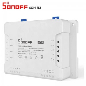 Interruptor Inalambrico Wifi Sonoff 90-250V 10A Alexa IOS Androi -  yorobotics