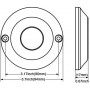 dimensions LED lights