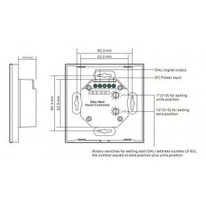 DALI touch switch