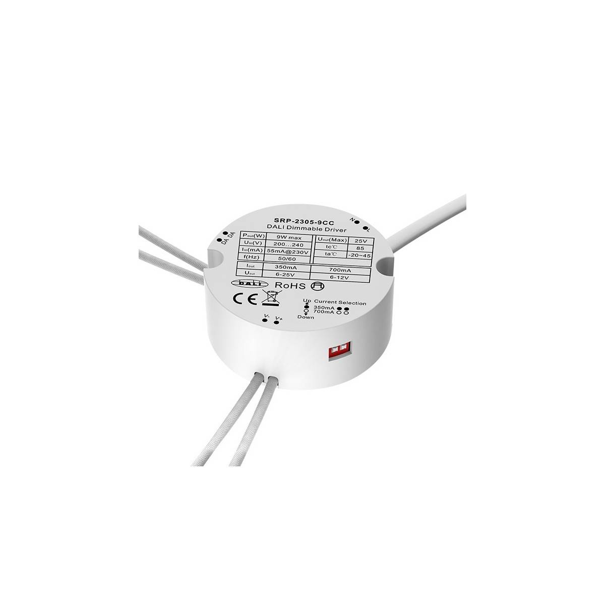 DALI Driver Dimmable 9W DC (1 OUTPUT)