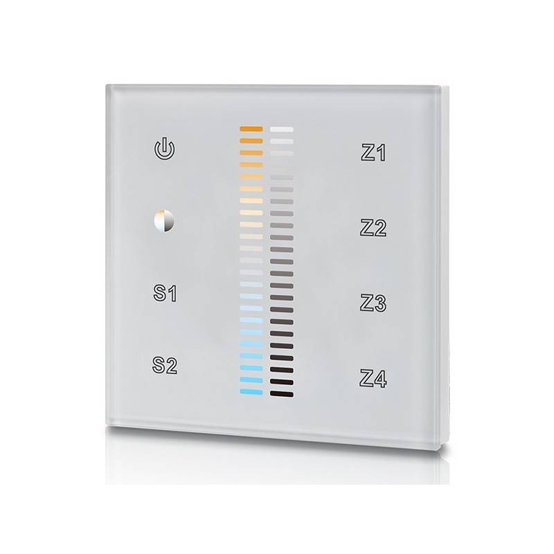 CCT touch dimmer mechanism for 4 zone LED lighting - SUNRICHER - DALI