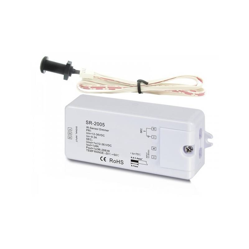Switch with infrared sensor for 12-36V