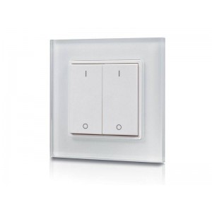 RF pushbutton mechanism Single-color dimmer switch for LED lighting 2 keys SUNRICHER - Perfect RF