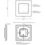 single-key pushbutton single-color regulator with radio frequency signal