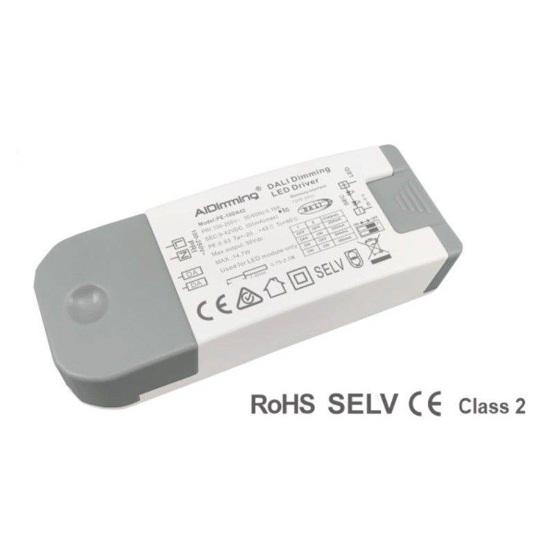 DALI driver and multi current push 2-8V 650 to 800 MA 6.4W