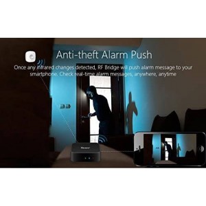 Push burglar alarm