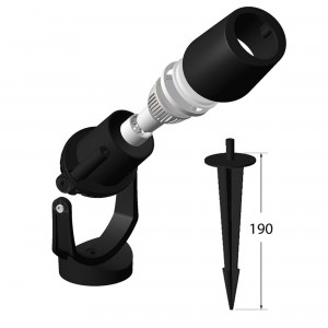 Fumagalli MiniTommy Outdoor LED Pole GU10 Lamp Holder