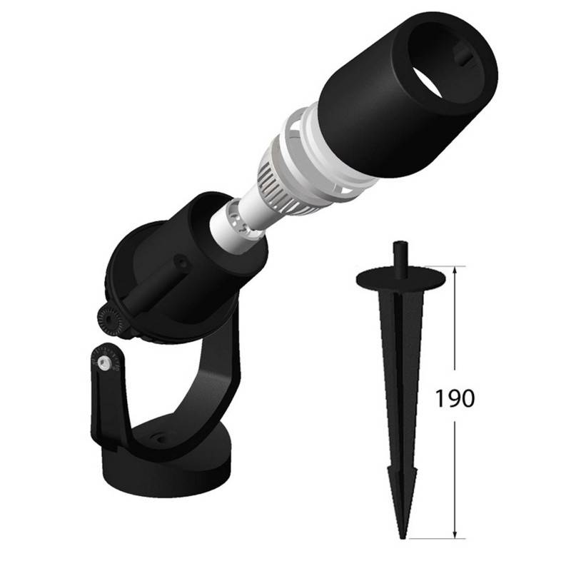 Fumagalli MiniTommy Outdoor LED Pole GU10 Lamp Holder Fumagalli MiniTommy Outdoor LED Pole GU10 Lamp Holder