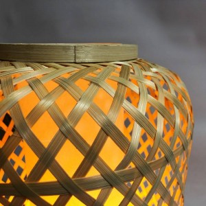 Wicker table lamp "Roso"