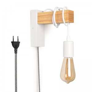 Wooden wall sconces with...