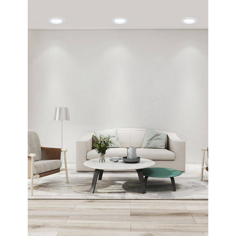 Recessed circular LED downlight - 6W - Cutout Ø95mm