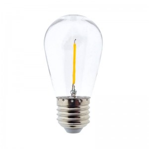 Thin LED filament bulb E27 4W