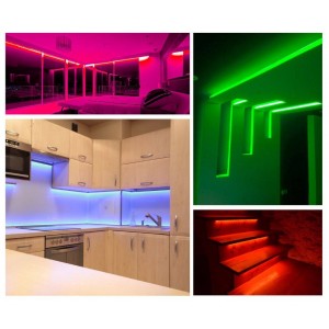 Colored LED strips