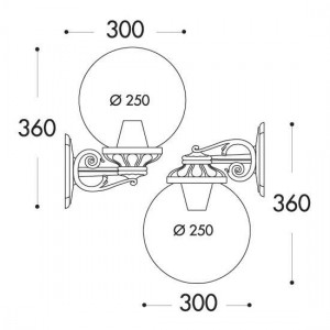 FUMAGALLI globe wall sconces