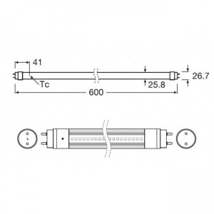 LED T8 tubes