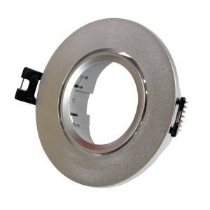 Recessed downlight circular tilting downlight GU10, MR16