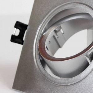 Recessed downlight downlight rings square tilting GU10, MR16