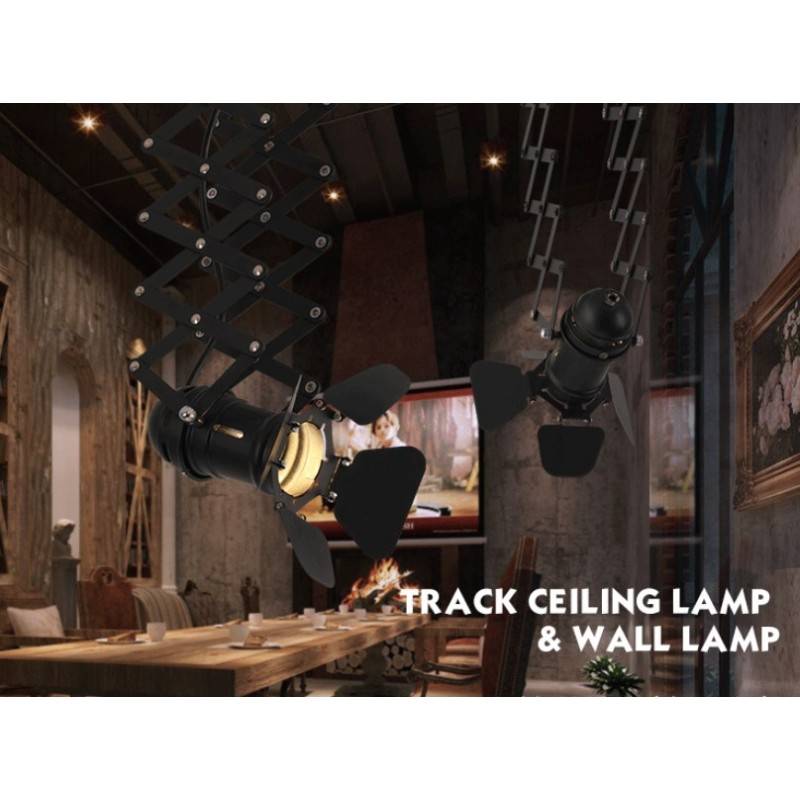 vintage extendable ceiling lamp