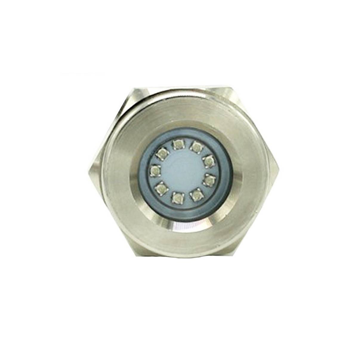 LED recessed light for boat drain plug 27W 9-32V 316L stainless steel