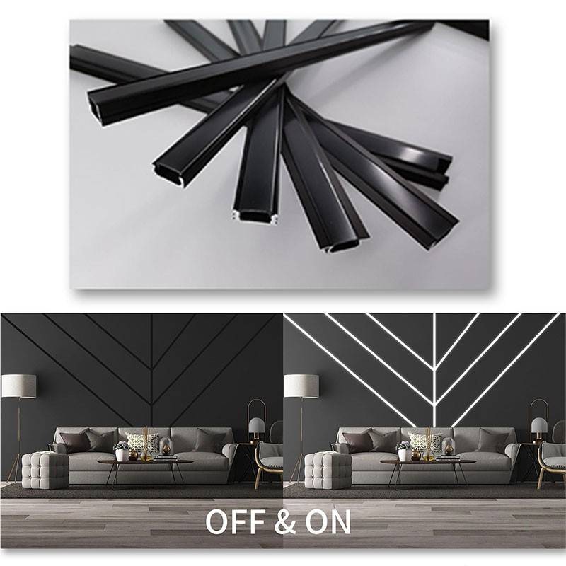 black aluminum profile black aluminum profile