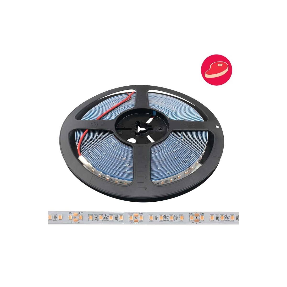 24V-DC 180W LED strip for butcher shop lighting IP20 10 meters roll