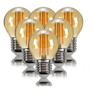 Retro Vintage spherical bulb E27 G45 4W filament bulb