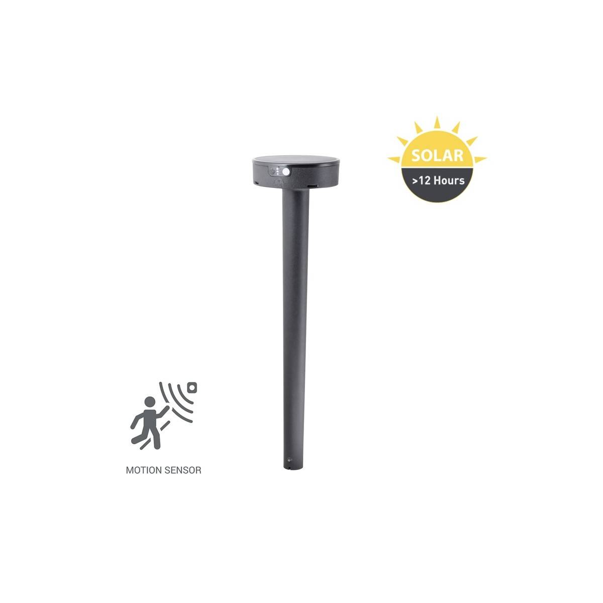 Solar Bollard FIORINA FUMAGALLI with Sensor and CCT