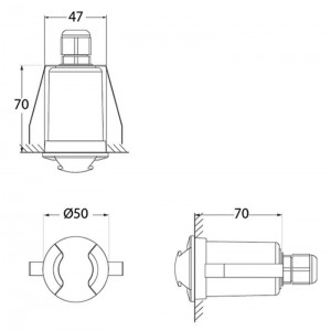 TERESA 2L FUMAGALLI recessed LED spotlight TERESA 2L