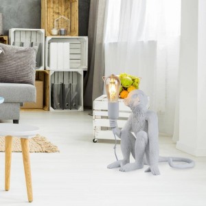 monkey floor lamp