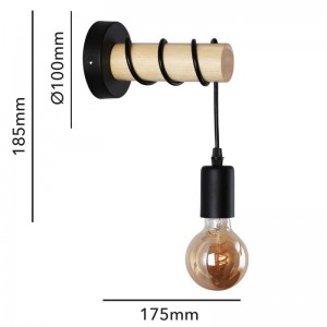 8+ Wood Wall Sconce