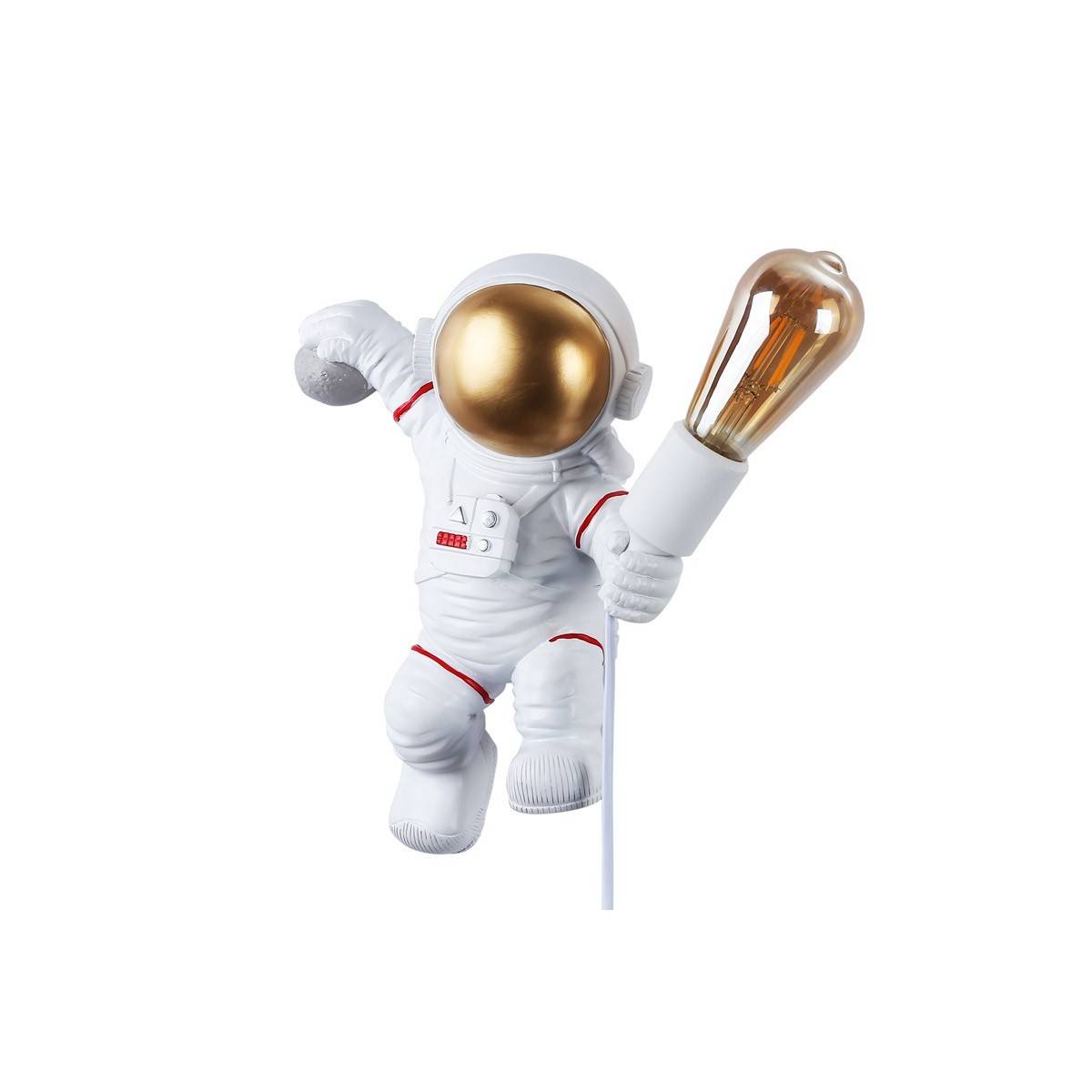 Astronaut wall sconce "Conrad".