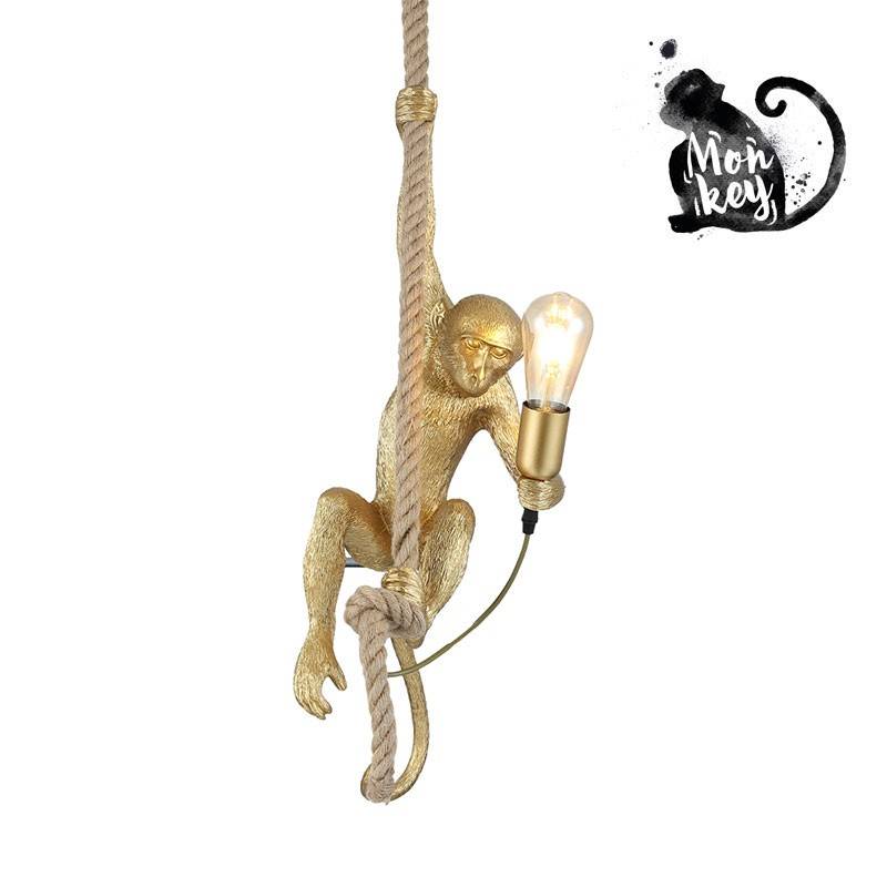 Monkey Pendant Lamp "Ximpa".