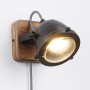 Wall light with socket and switch "MOTT" Bulb included