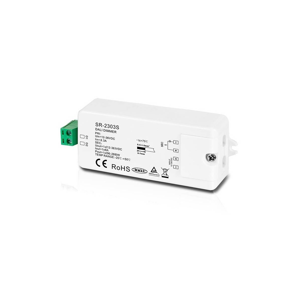 Dimmer DALI Mini 1ch 8A 12-36V Constant Voltage