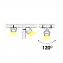 Aluminum profile for surface LED strip 18x12mm