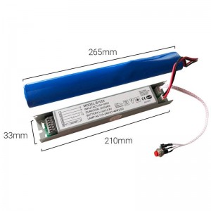 Emergency light conversion kit for 20W LED luminaires