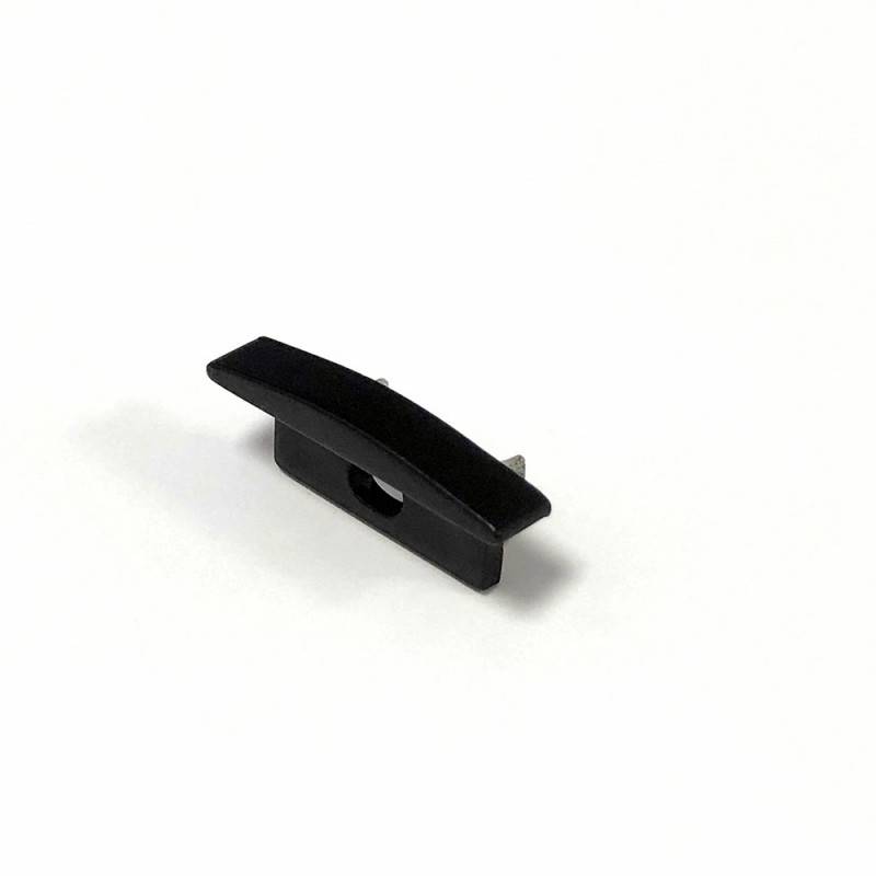 Side cover for profile 23x8mm with hole (BPERF23X8)