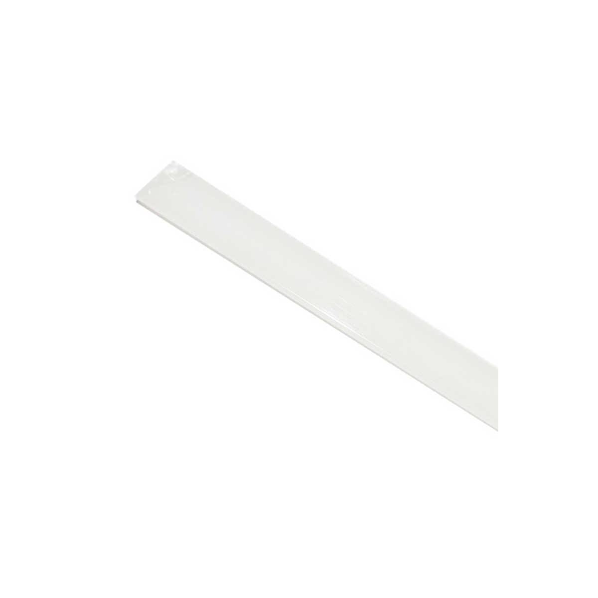 Diffuser for floor aluminum profile 27x11mm opal (2mt)
