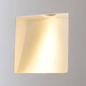 MUR" 1W trimless plaster recessed wall light "MUR